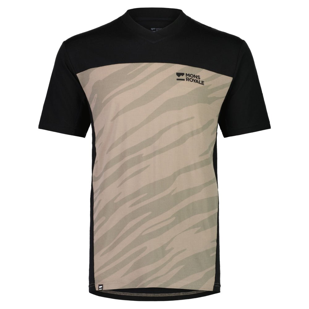 Mons Royale Redwood Enduro VT AOP Mens Jersey - Skiis & Biikes