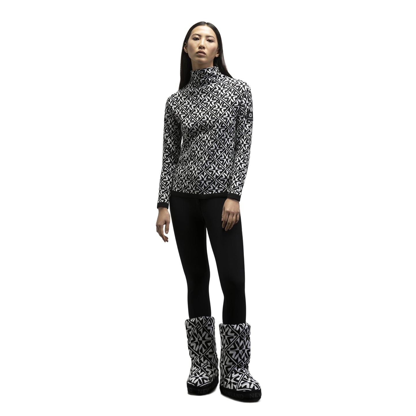 Newland Alpina Womens Mock Neck 2025 - Skiis & Biikes