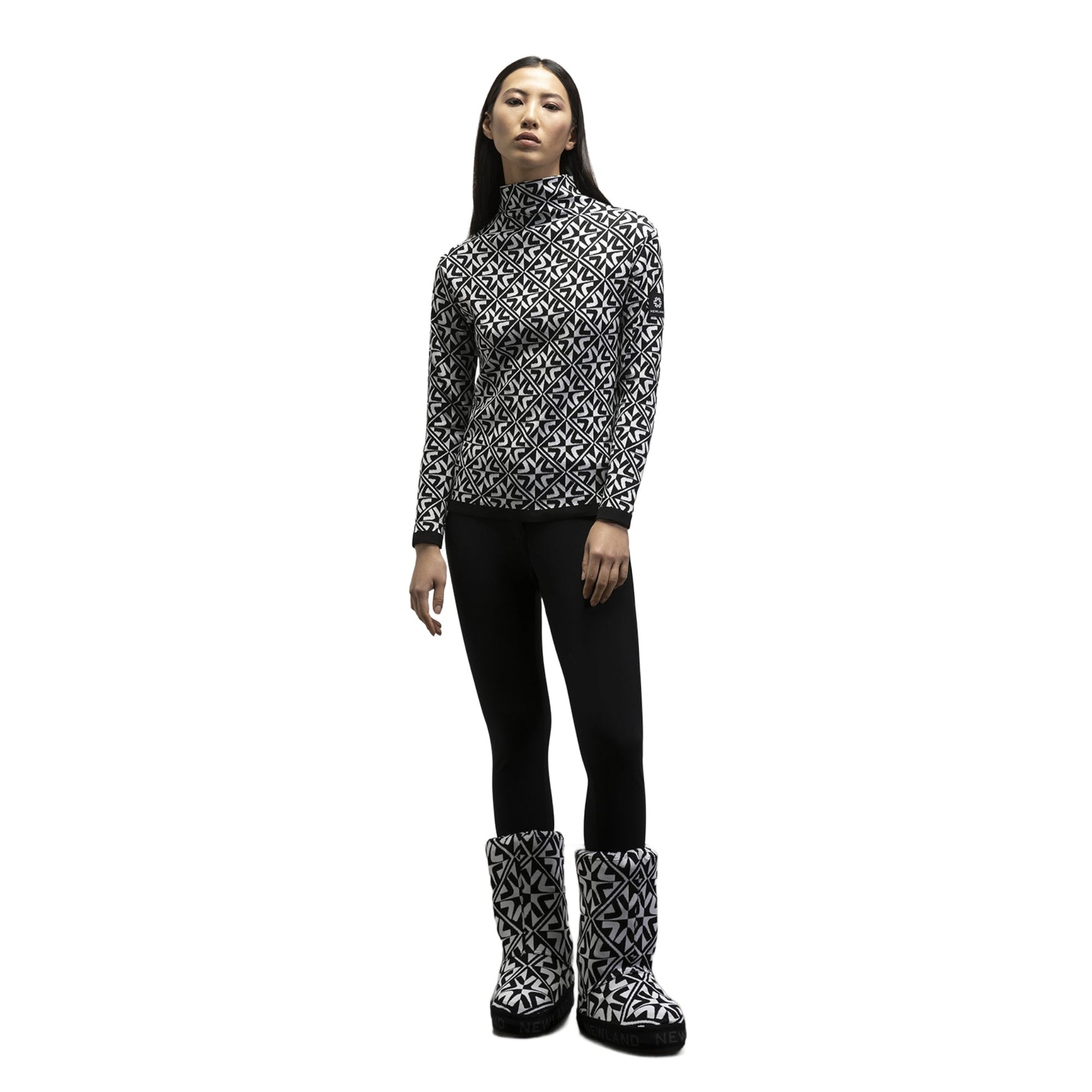 Newland Alpina Womens Mock Neck 2025 - Skiis & Biikes