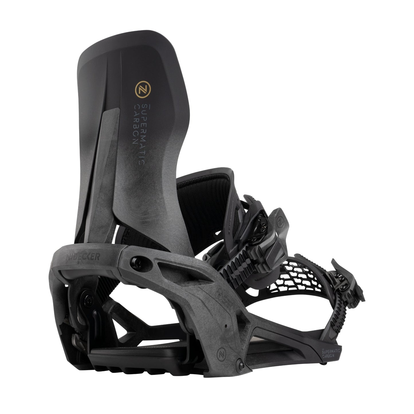Nidecker Supermatic Carbon Snowboard Bindings 2026 - Skiis & Biikes