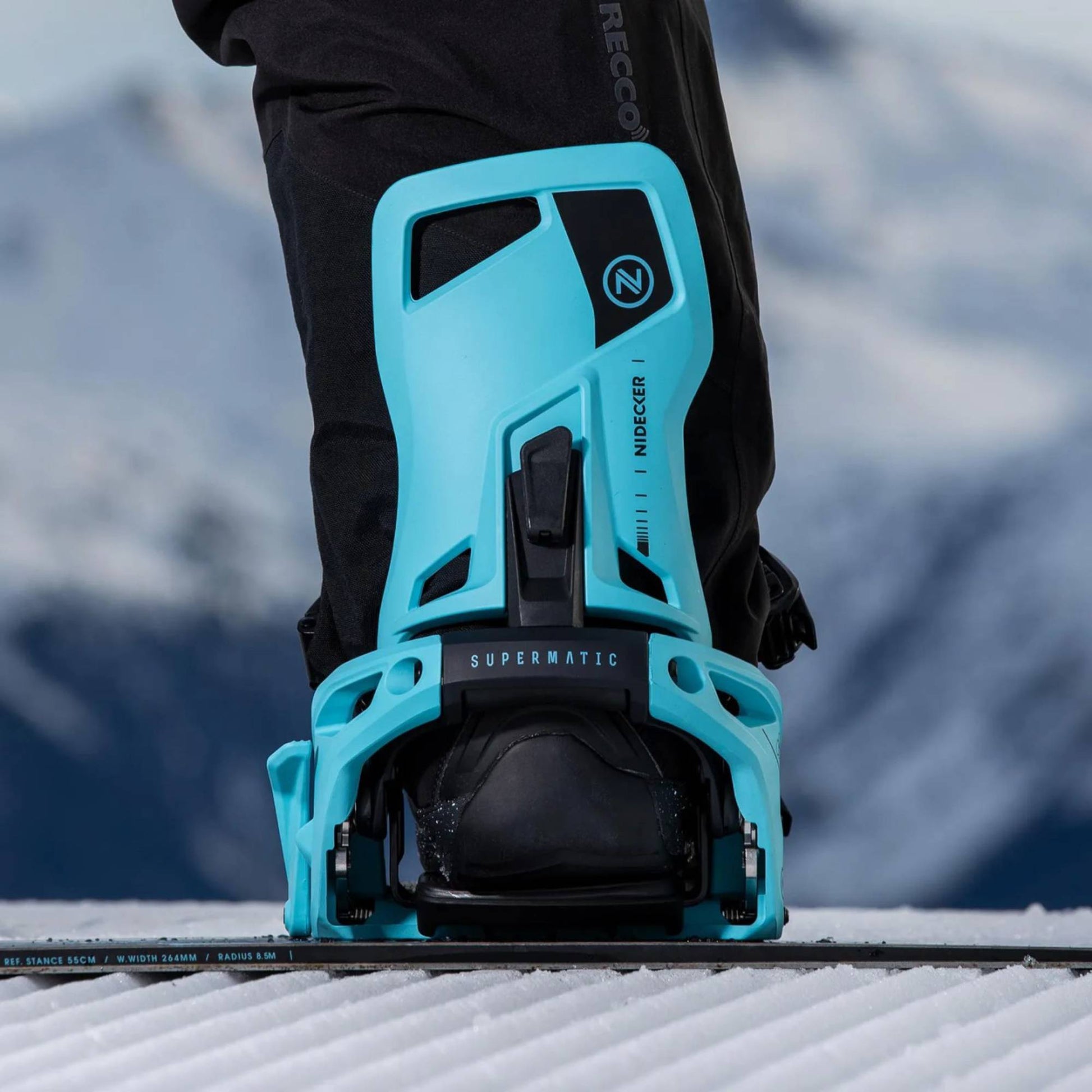 Nidecker Supermatic Snowboard Bindings 2025 - Skiis & Biikes