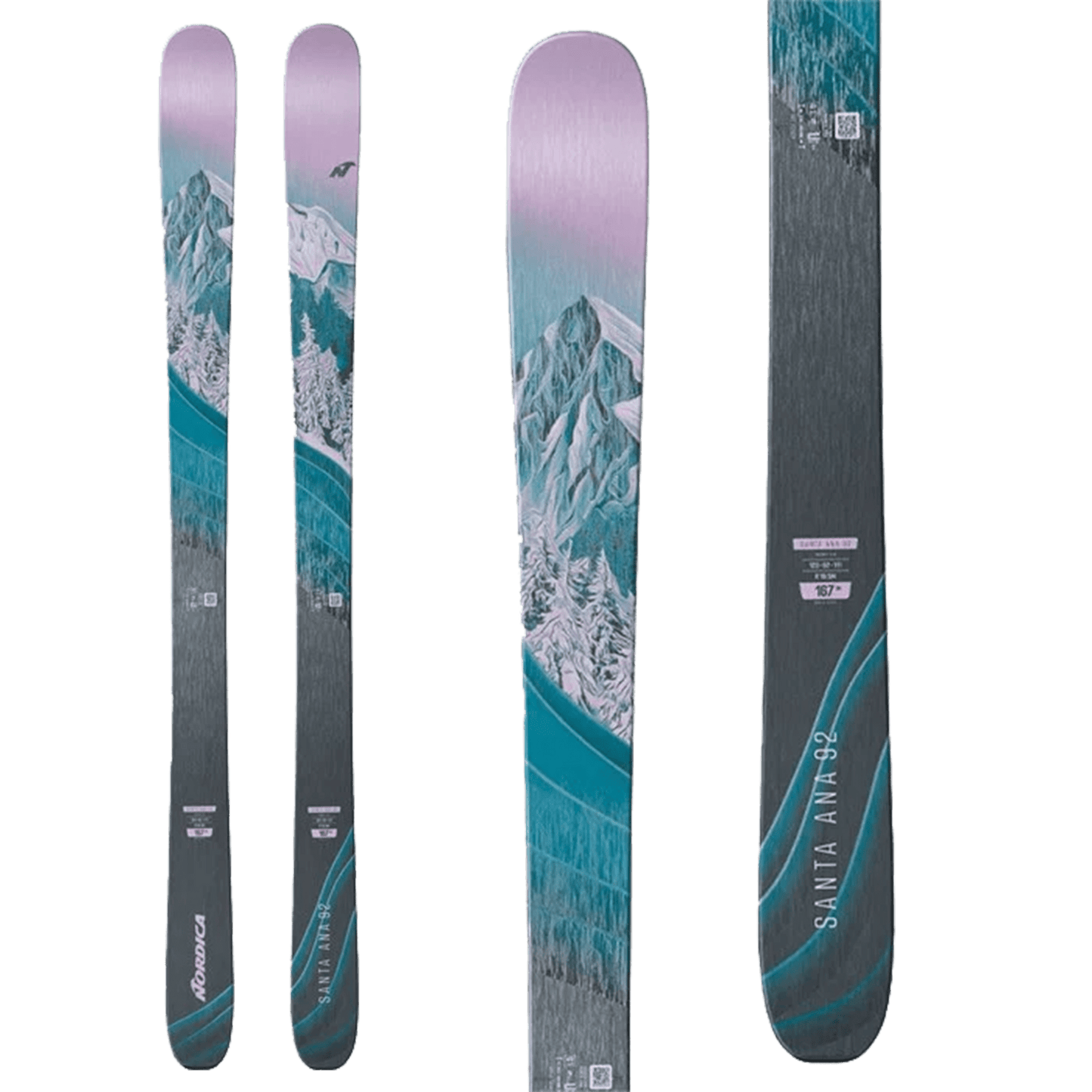 Nordica Santa Ana 92 Womens Ski 2025 - Skiis & Biikes