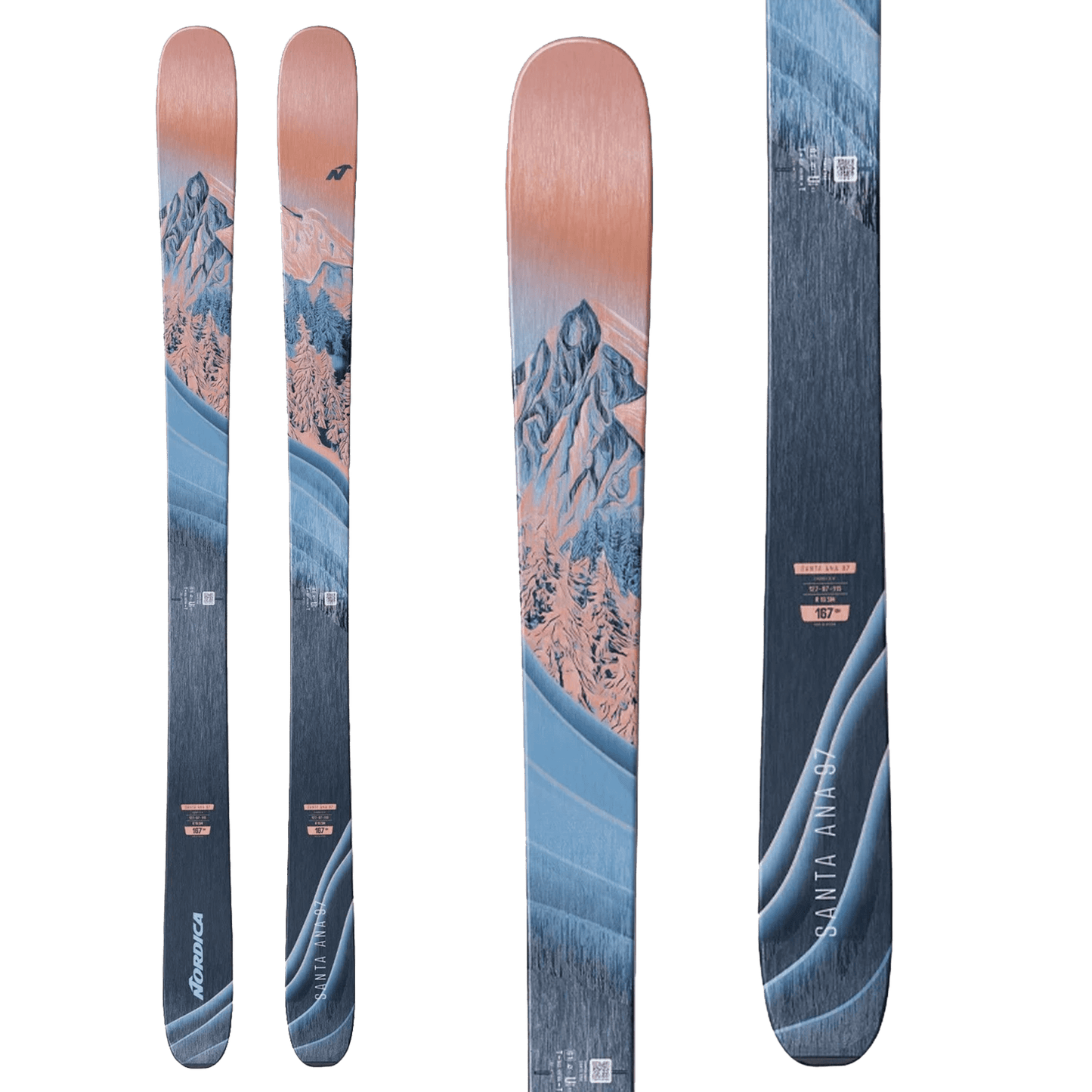 Nordica Santa Ana 97 Womens Ski 2025 - Skiis & Biikes