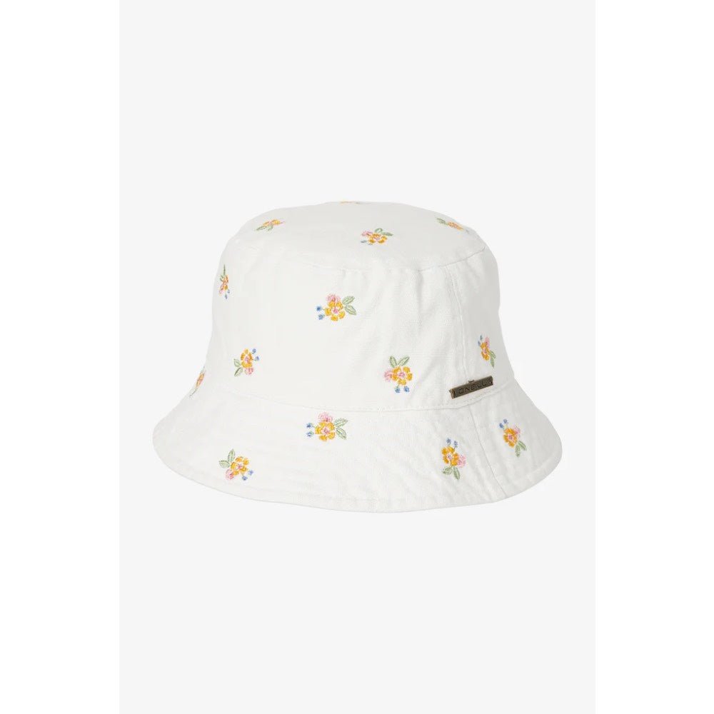 Oneill Piper Embroidery Womens Bucket Hat - Skiis & Biikes