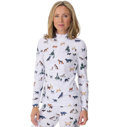 Krimson Klover Dog Days of Snow Womens Top 2027