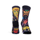 Pacific and Co Fast Foods Cycling Socks - Skiis & Biikes