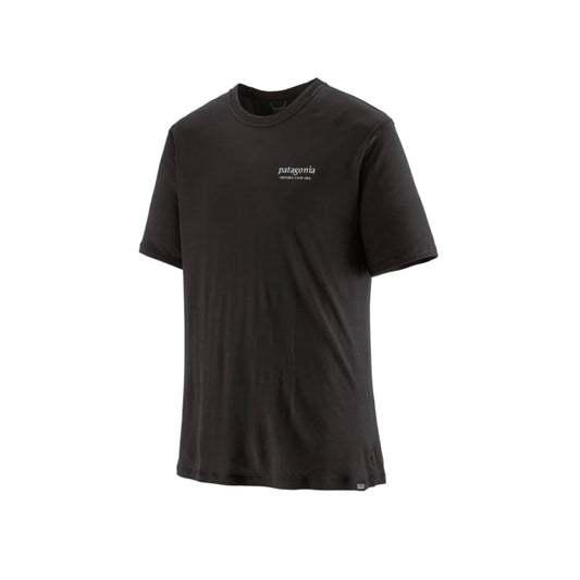 Patagonia Cap Cool Merino Blend Graphic Mens Shirt 2025 - Skiis & Biikes