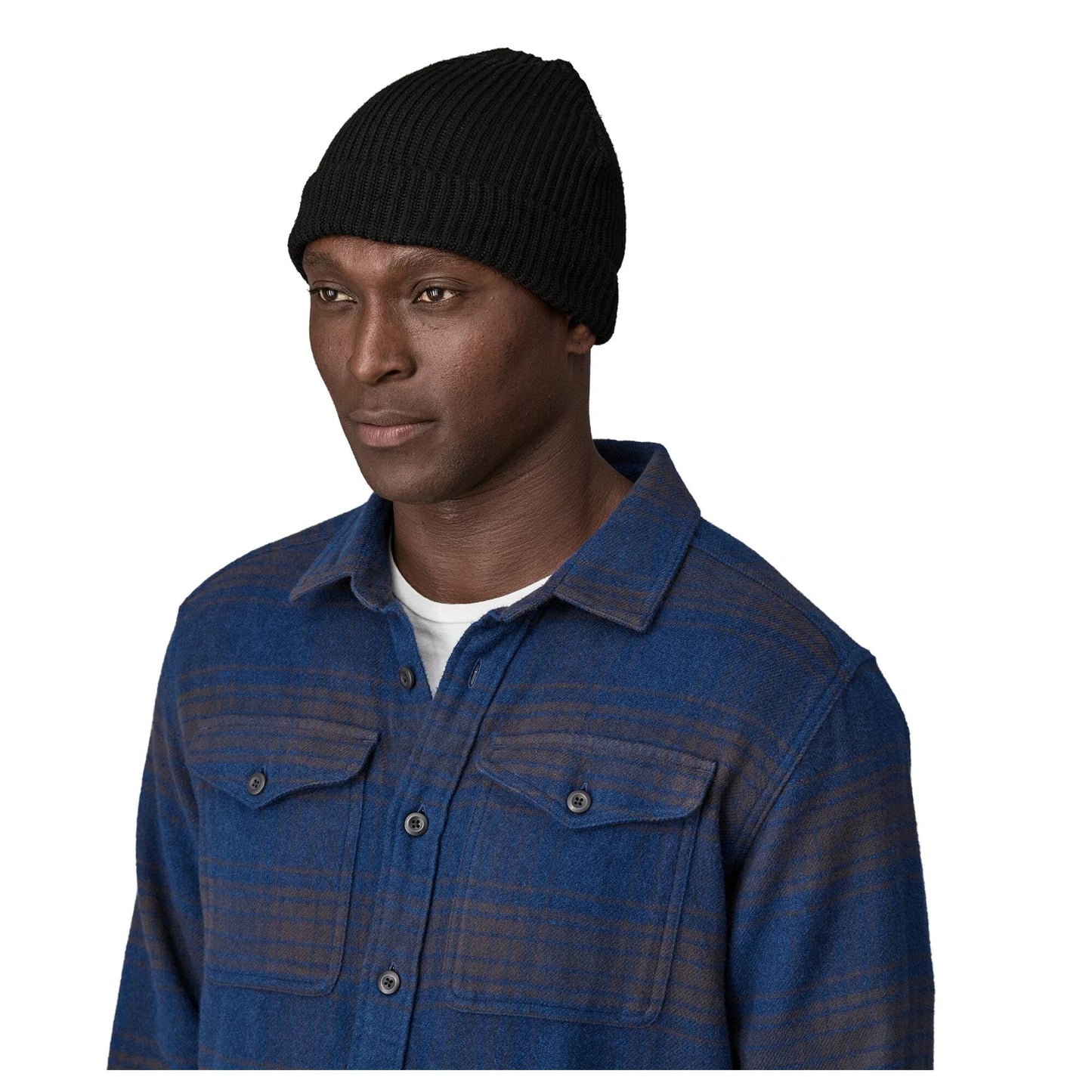 Patagonia Fishermans Mens Rolled Beanie - Skiis & Biikes