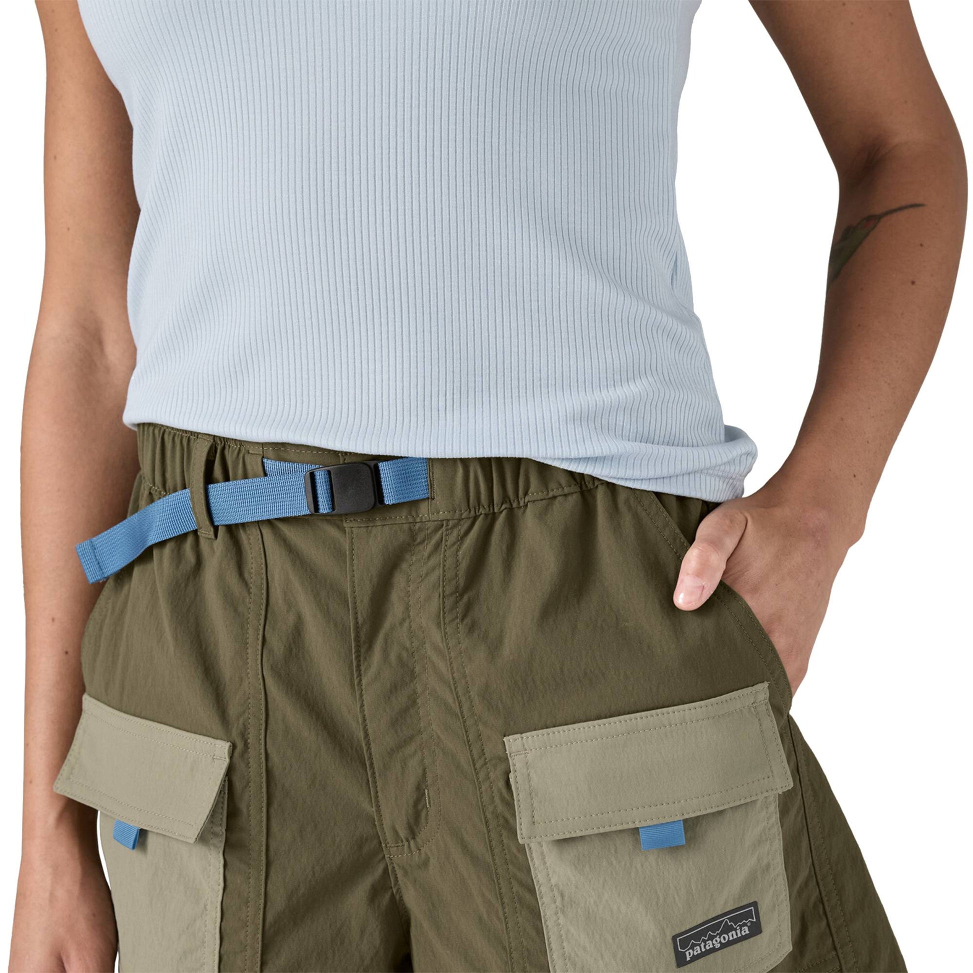 Patagonia Outdoor Everyday Womens 4" Shorts 2025 - Skiis & Biikes