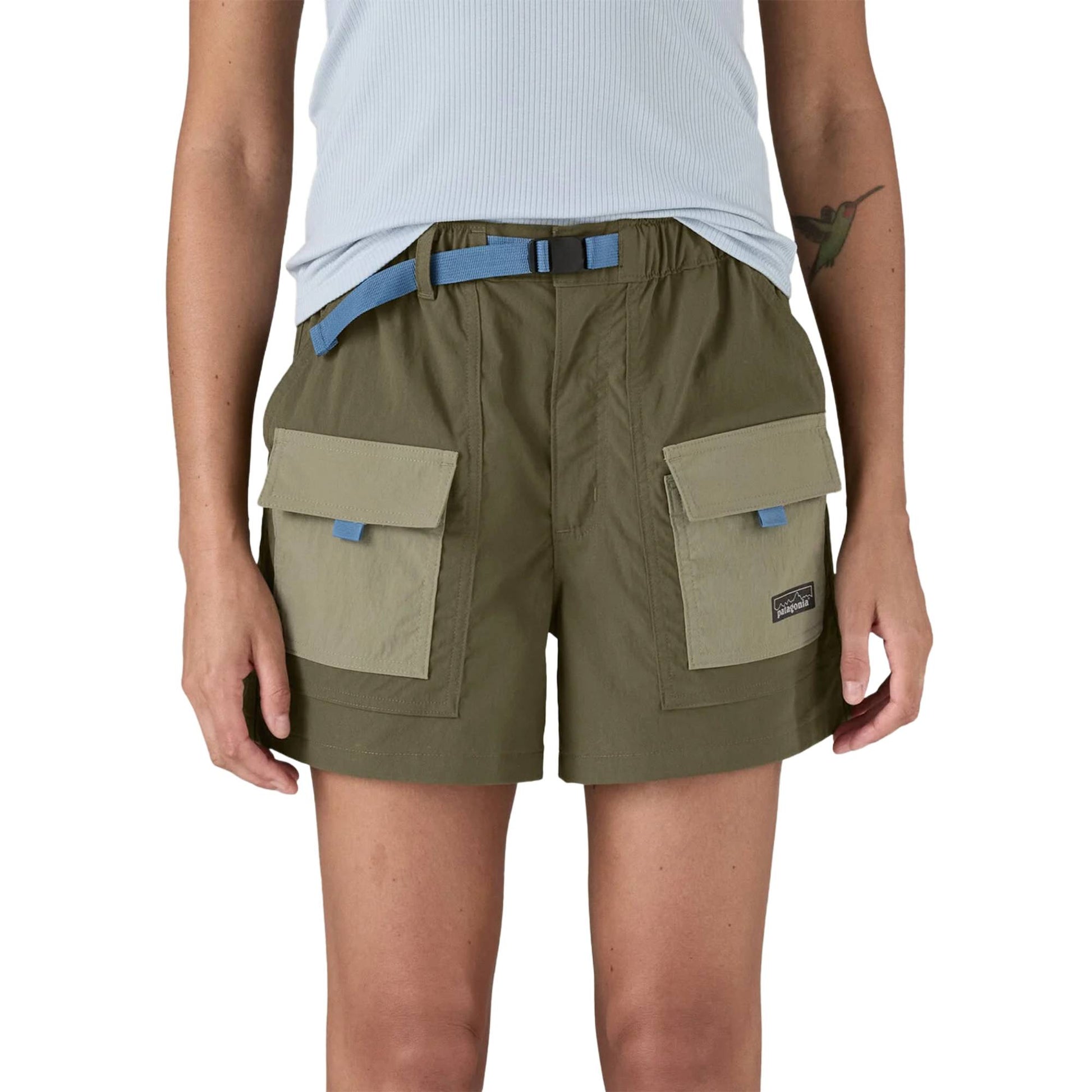 Patagonia Outdoor Everyday Womens 4" Shorts 2025 - Skiis & Biikes