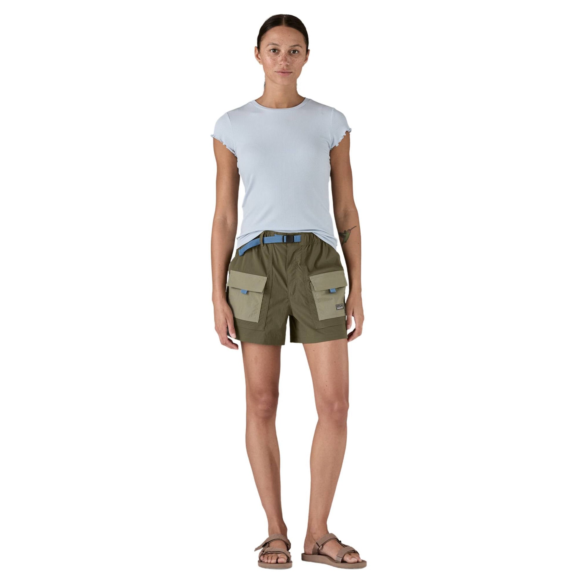 Patagonia Outdoor Everyday Womens 4" Shorts 2025 - Skiis & Biikes