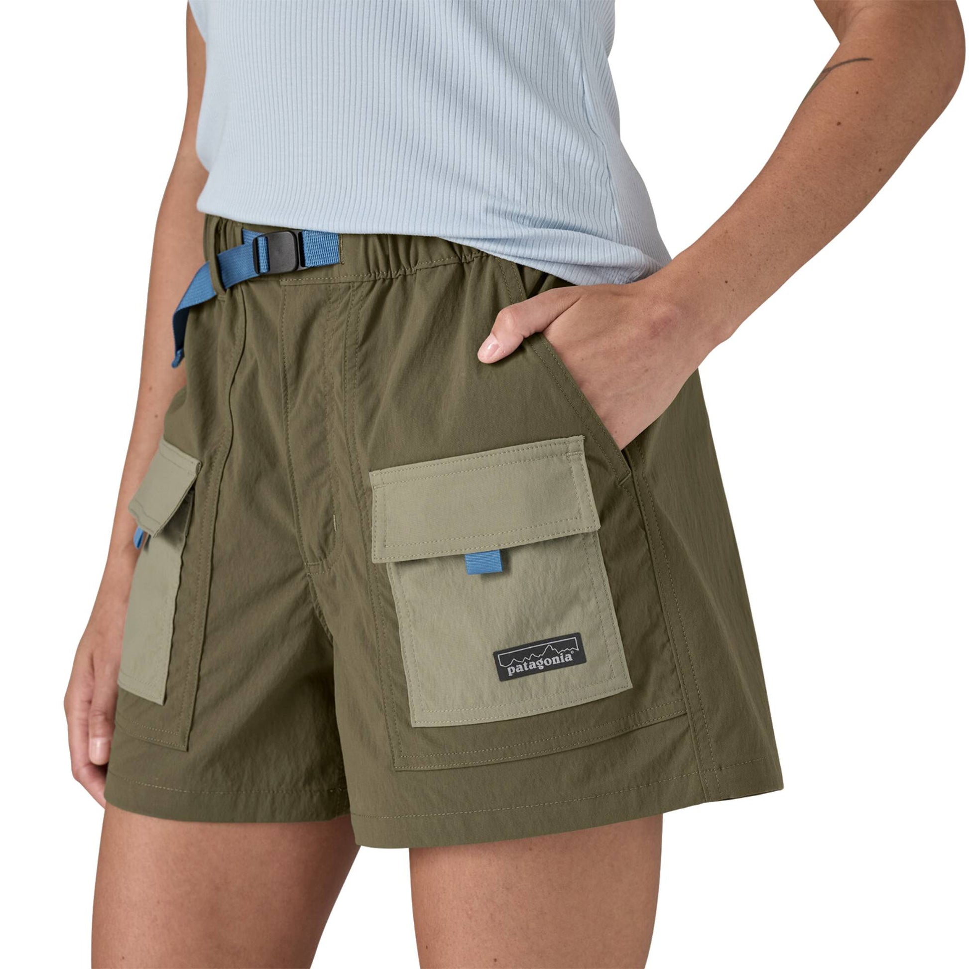 Patagonia Outdoor Everyday Womens 4" Shorts 2025 - Skiis & Biikes