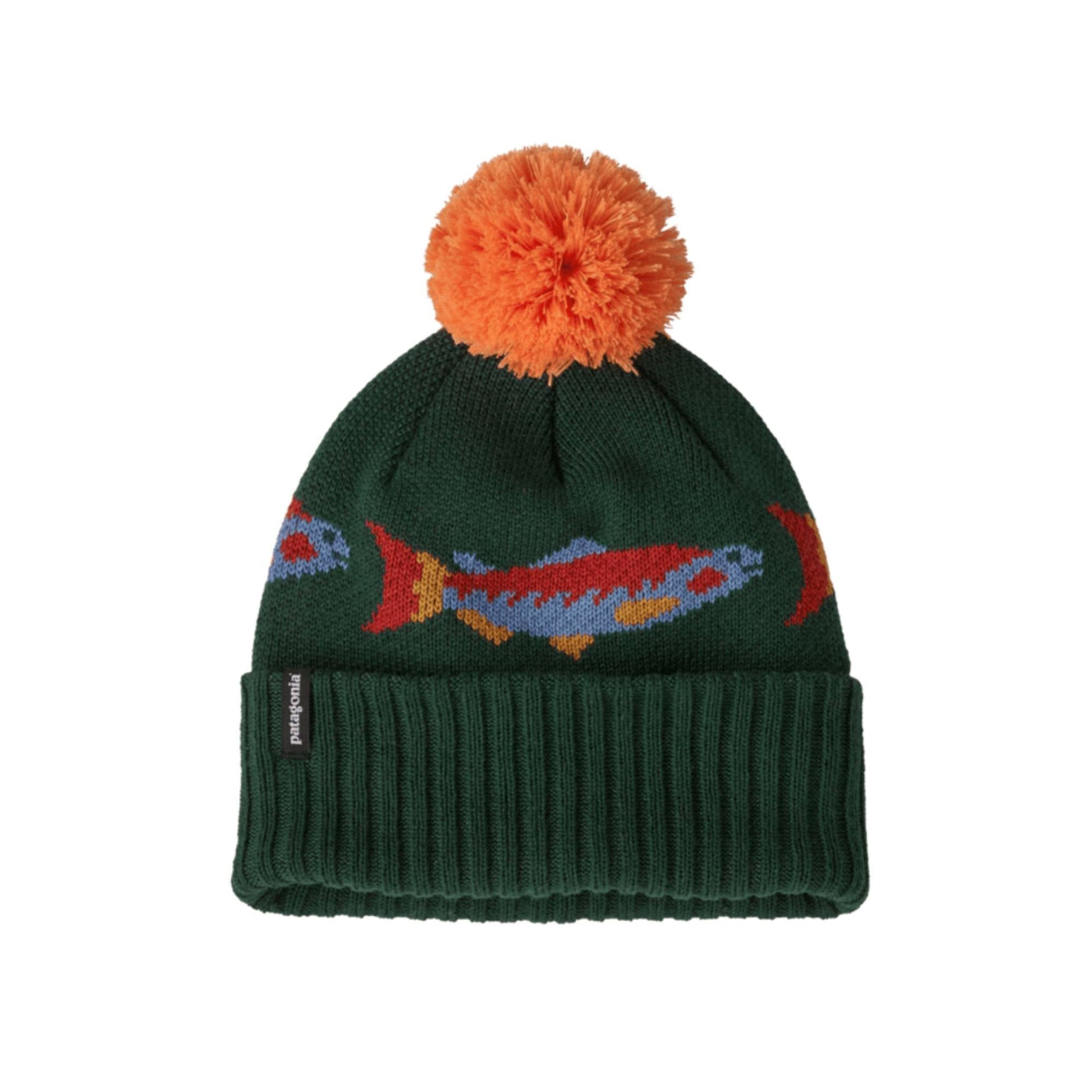 Patagonia Powder Town Kids Beanie - Skiis & Biikes
