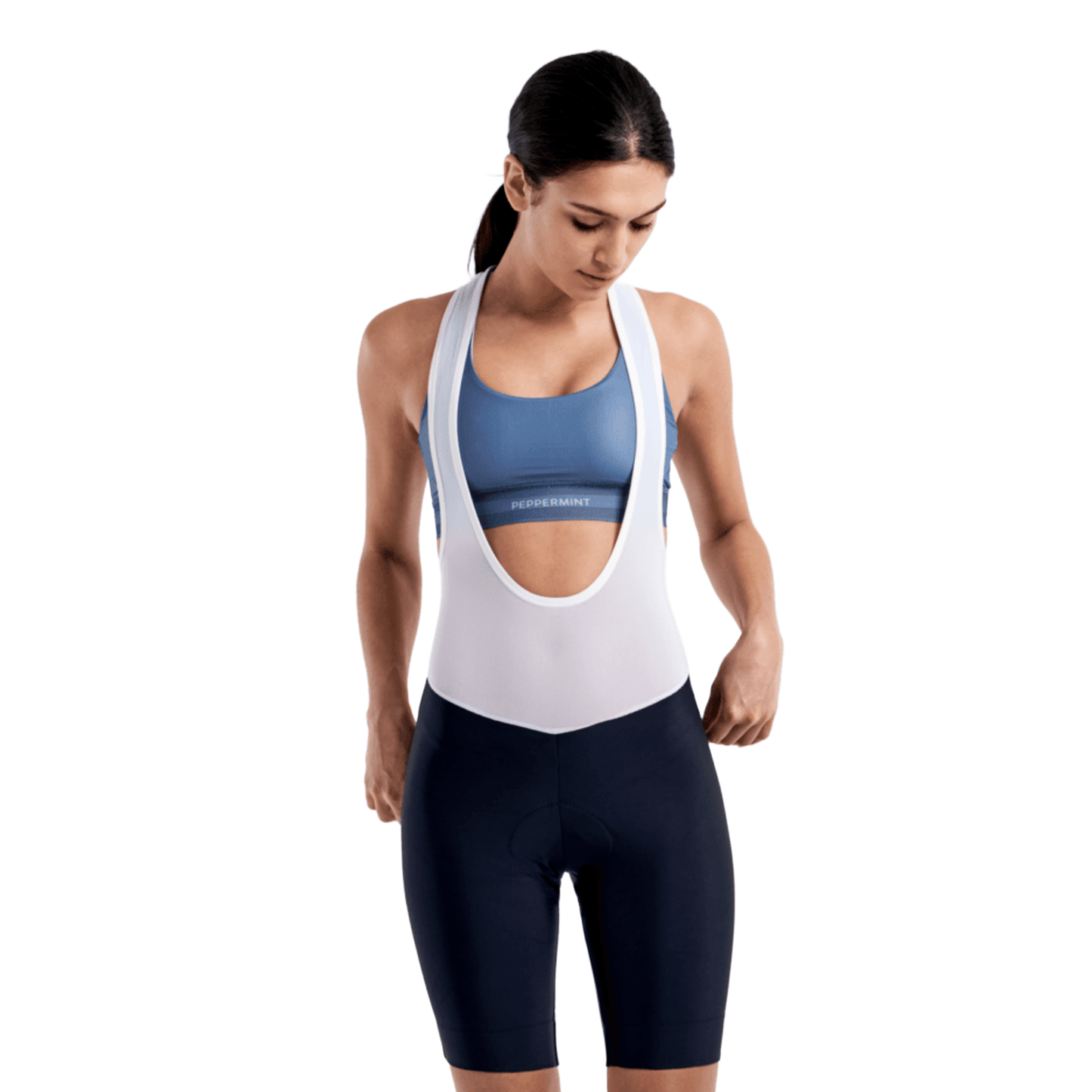Peppermint Classic Womens Bib Short - Skiis & Biikes