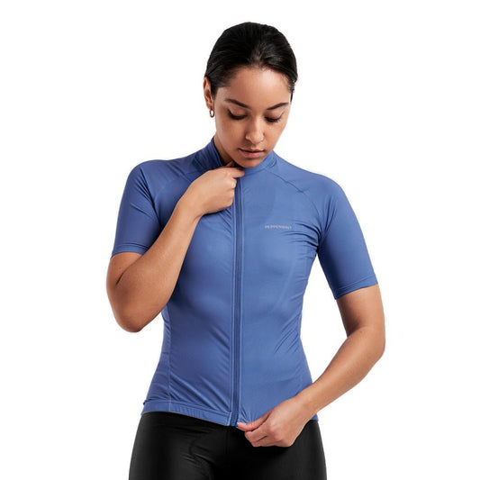 Peppermint Classic Womens Jersey - Skiis & Biikes