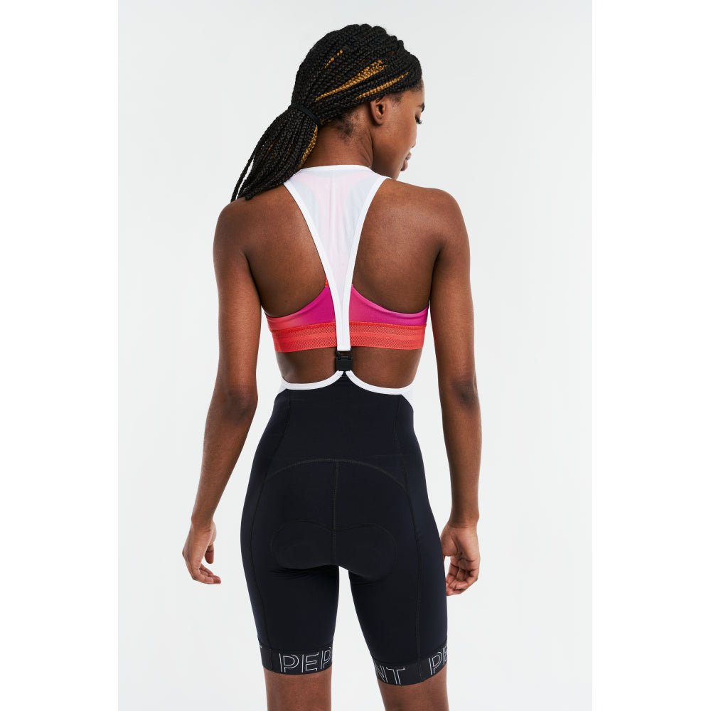 Peppermint Courage Womens Bib Short - Skiis & Biikes