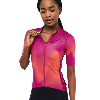 Peppermint Courage Womens Jersey - Skiis & Biikes