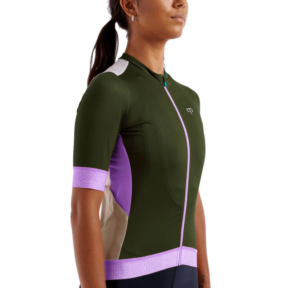 Peppermint Gravel Womens Jersey - Skiis & Biikes