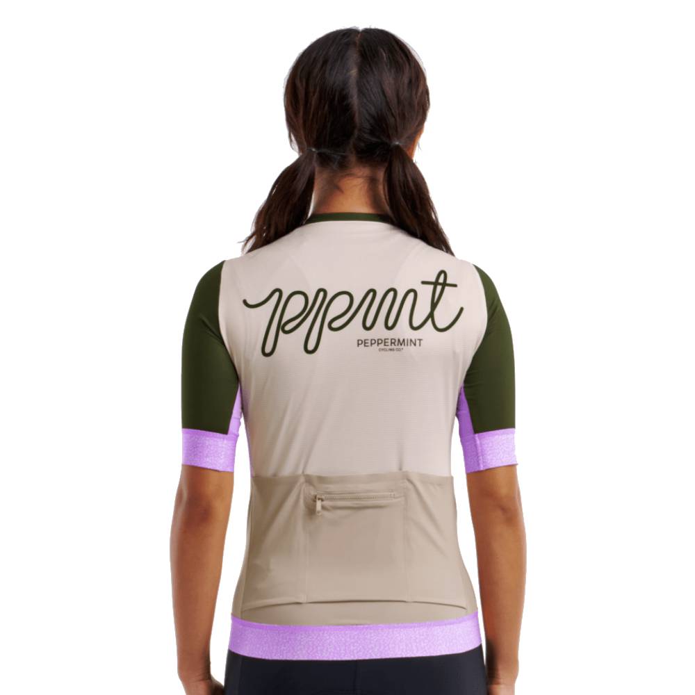 Peppermint Gravel Womens Jersey - Skiis & Biikes