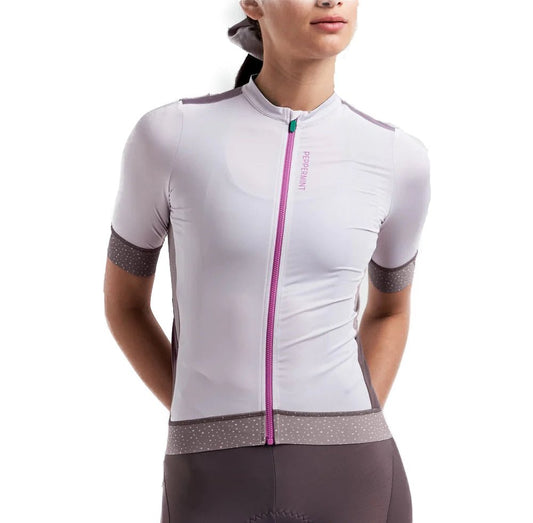 Peppermint Gravel Womens Jersey - Skiis & Biikes