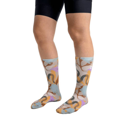 Peppermint Knitted Womens Bike Socks - Skiis & Biikes