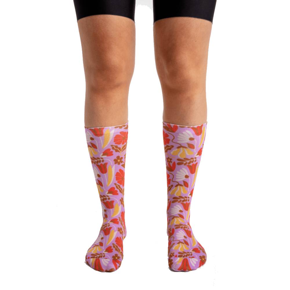 Peppermint Knitted Womens Bike Socks - Skiis & Biikes