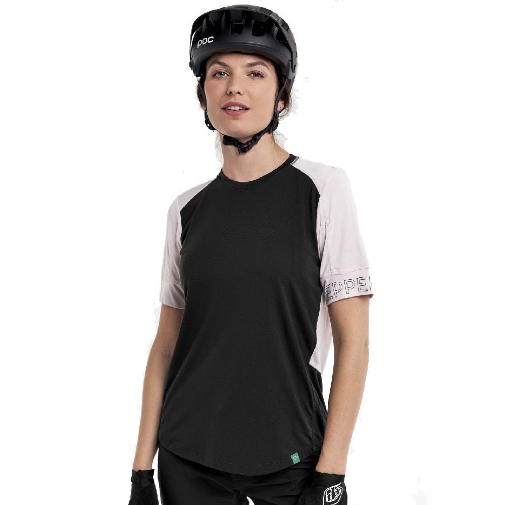 Peppermint MTB Peak Short Sleeve Womens Jersey - Skiis & Biikes