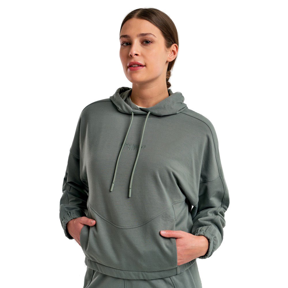 Peppermint OTB Oversized Womens Hoodie - Skiis & Biikes