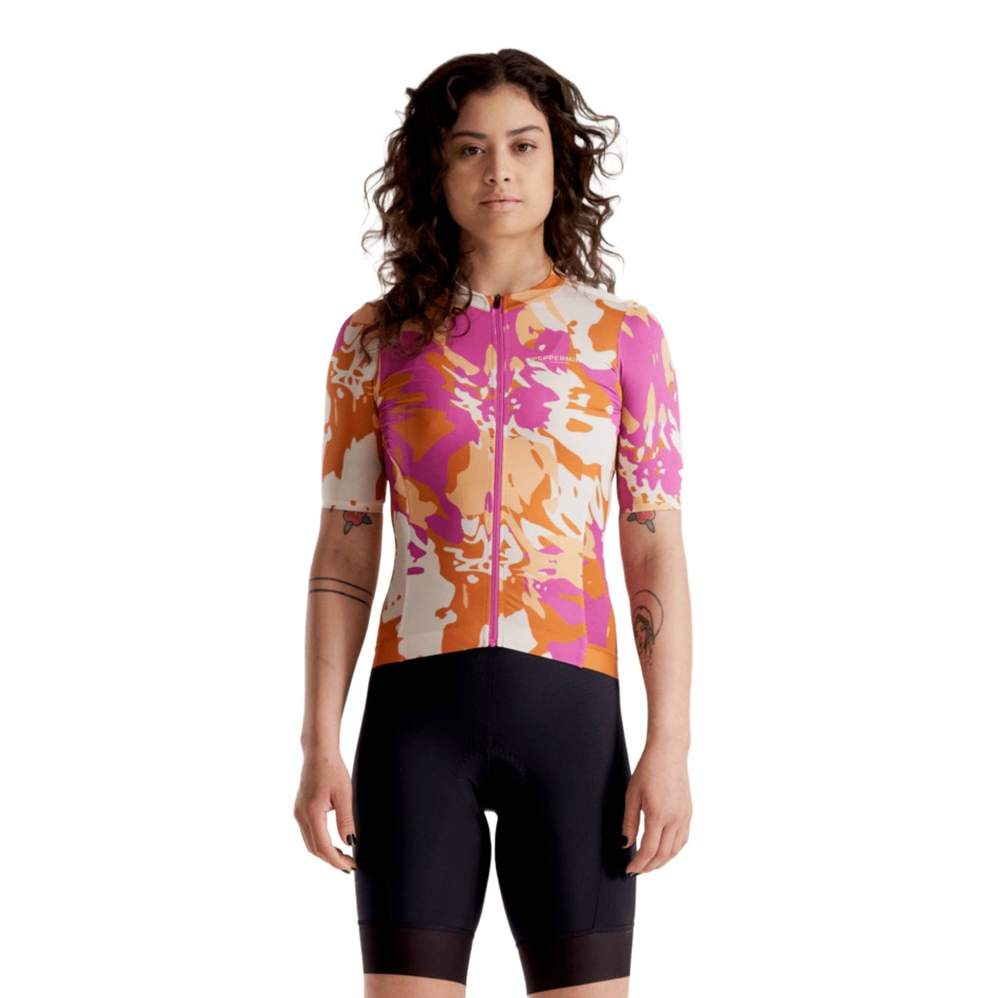 Peppermint Signature Lightweight Womens Jersey - Skiis & Biikes