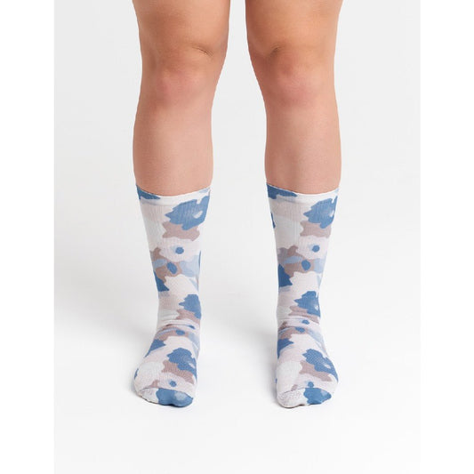 Peppermint Signature Printed Womens Socks - Skiis & Biikes