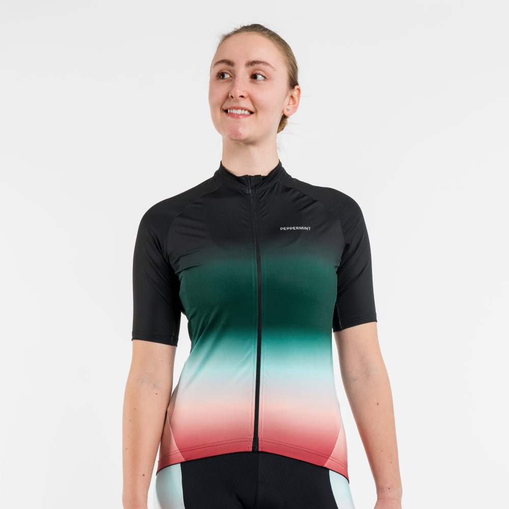 Peppermint Signature Womens Jersey - Skiis & Biikes