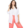 Pistache Womens Double Pocket Linen Blouse 2023 - Skiis & Biikes