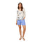 Pistache Womens Patched Pocket Linen Shorts 2023 - Skiis & Biikes
