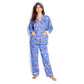 PJ Salvage Campers Womens Flannel PJ Set 2023 - Skiis & Biikes