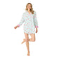 PJ Salvage Flannels Womens Night Shirt 2026 - Skiis & Biikes