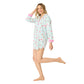 PJ Salvage Flannels Womens Night Shirt 2026 - Skiis & Biikes