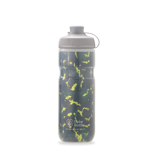 Polar Bottle Breakaway Muck Insul 20oz Forest/Lightning - Skiis & Biikes