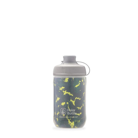 Polar Bottle, Breakaway Muck Insulated 12oz, Water Bottle, 350ml / 12oz, Forest/Lightning - Skiis & Biikes