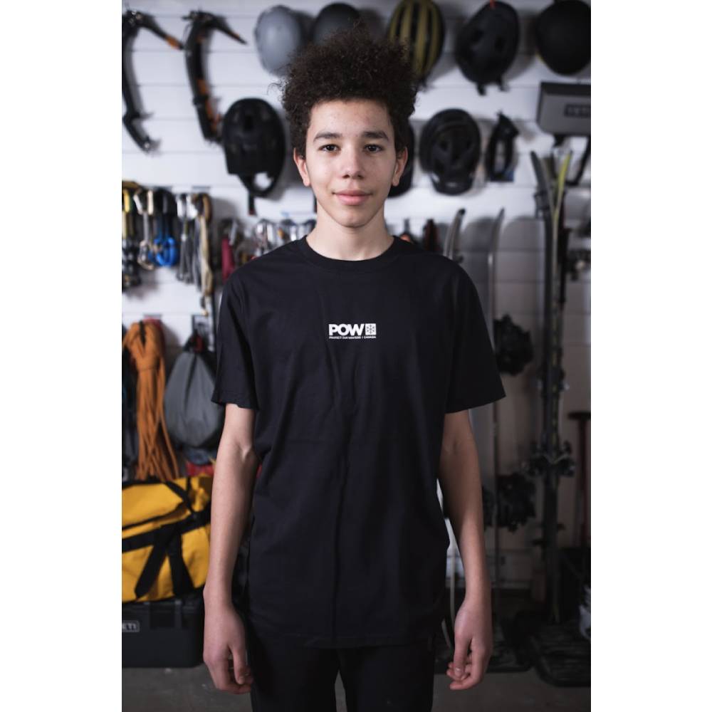 POW Canada Logo T Shirt - Skiis & Biikes