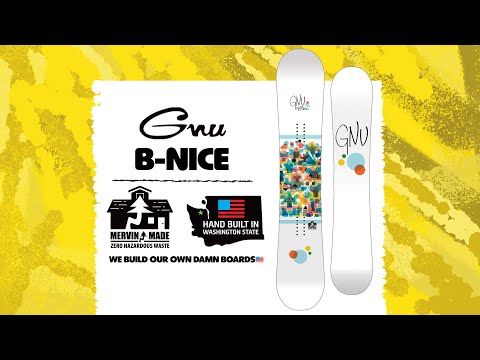 Gnu B Nice Womens Snowboard 2024 Product Video 