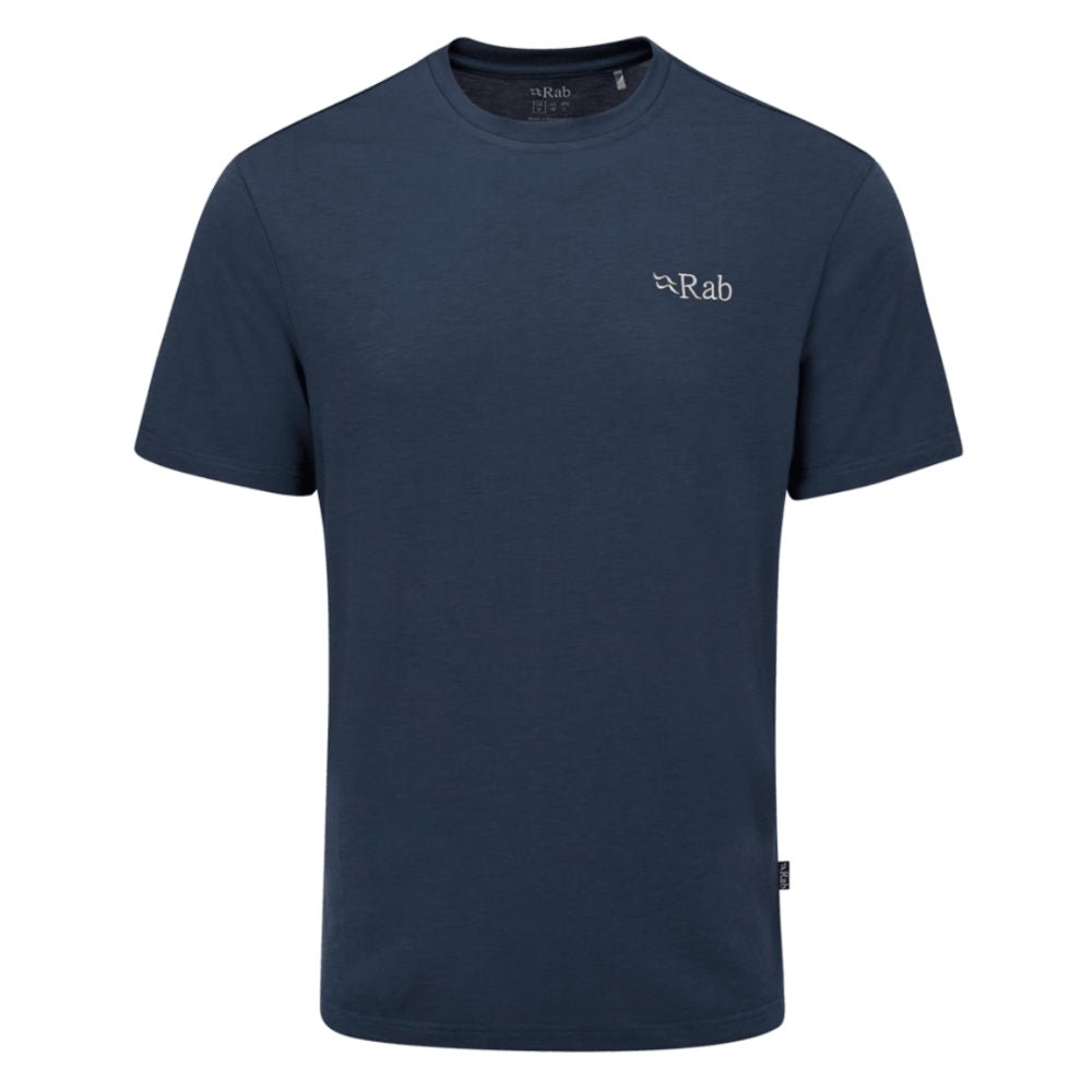 Rab Crimp Logo Mens Tee 2024 - Skiis & Biikes