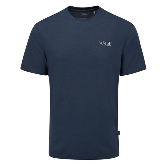 Rab Crimp Logo Mens Tee 2024 - Skiis & Biikes