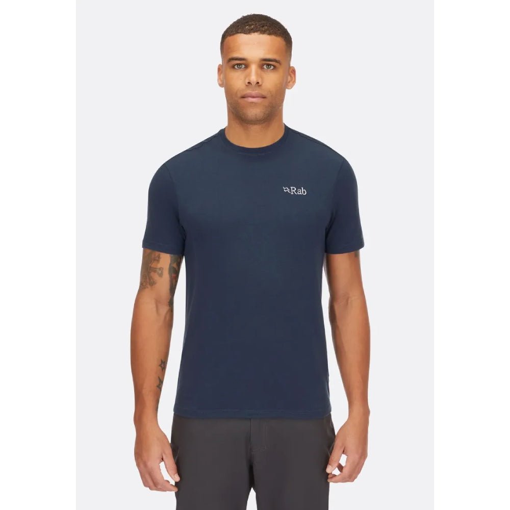 Rab Crimp Logo Mens Tee 2024 - Skiis & Biikes