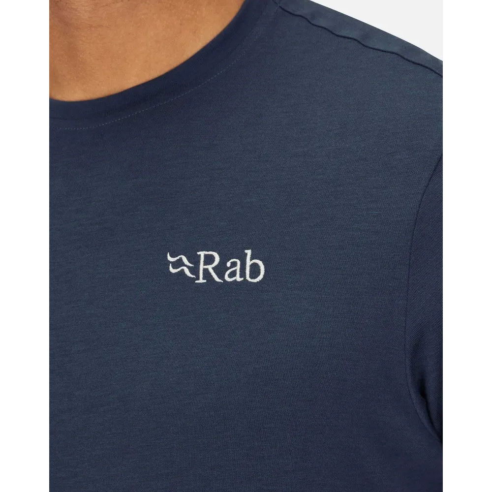 Rab Crimp Logo Mens Tee 2024 - Skiis & Biikes