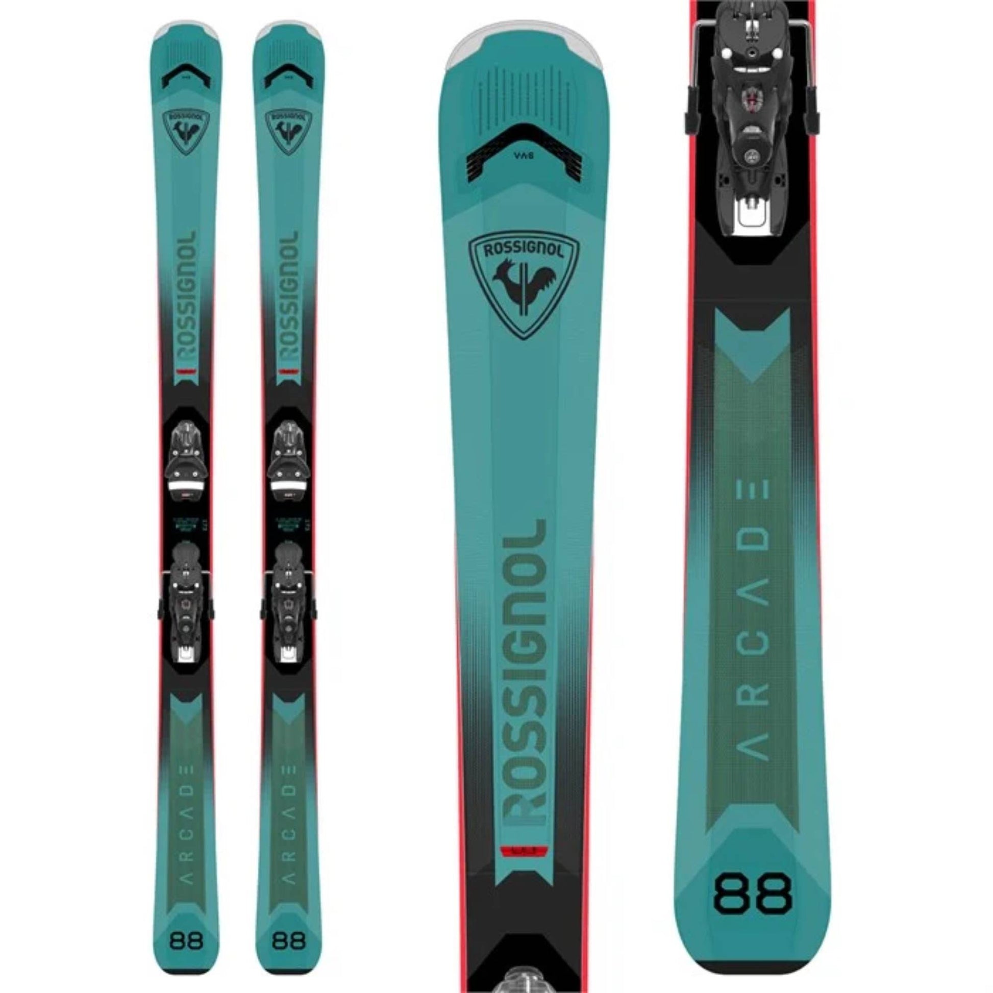 Rossignol Arcade 88 Ski + SPX 12 K GW Binding 2025 - Skiis & Biikes