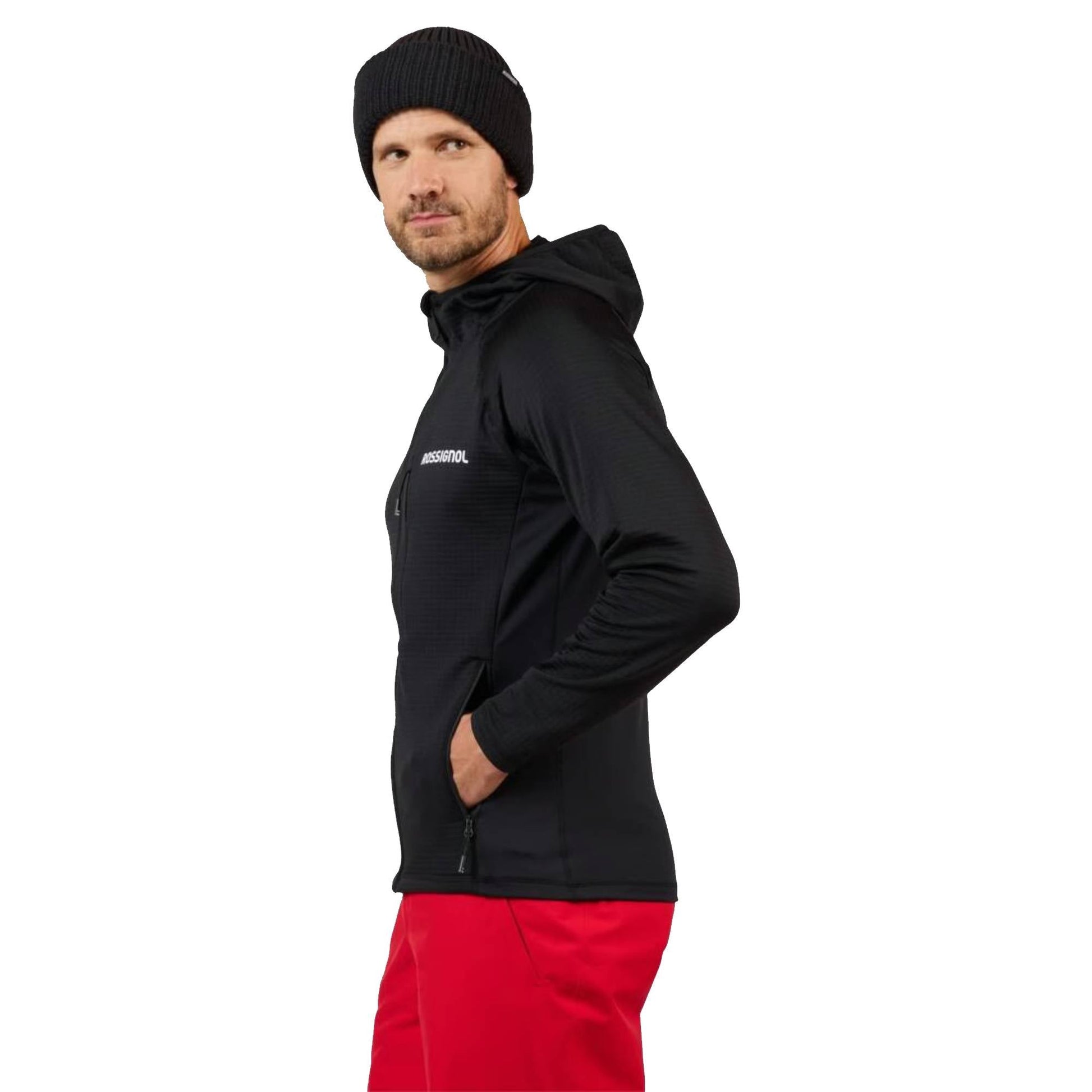 Rossignol Blackside Mens Full Zip Hood Fleece 2026 - Skiis & Biikes