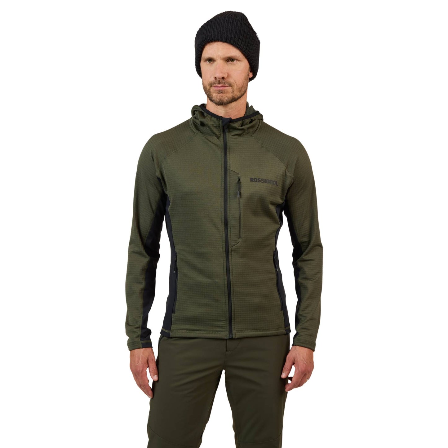 Rossignol Blackside Mens Full Zip Hood Fleece 2026 - Skiis & Biikes