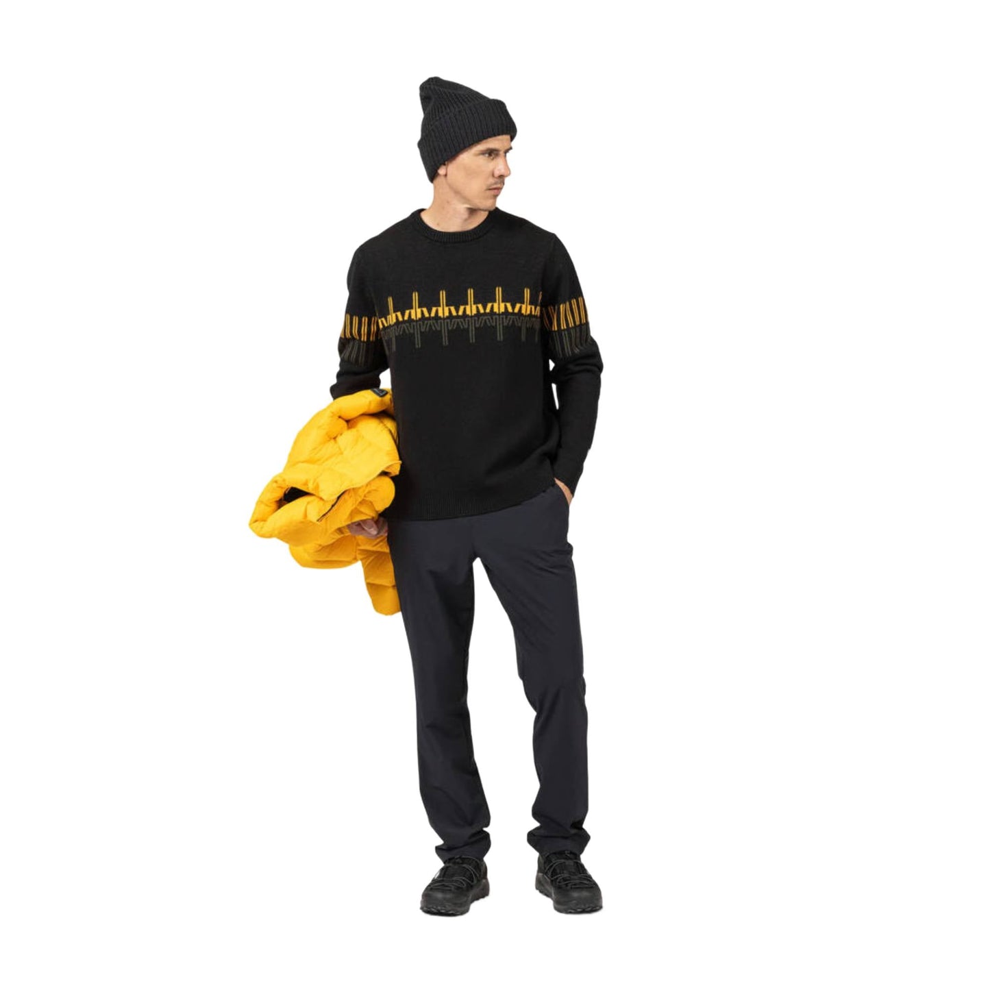 Rossignol Mens Patterned Crew Neck Sweater 2026 - Skiis & Biikes