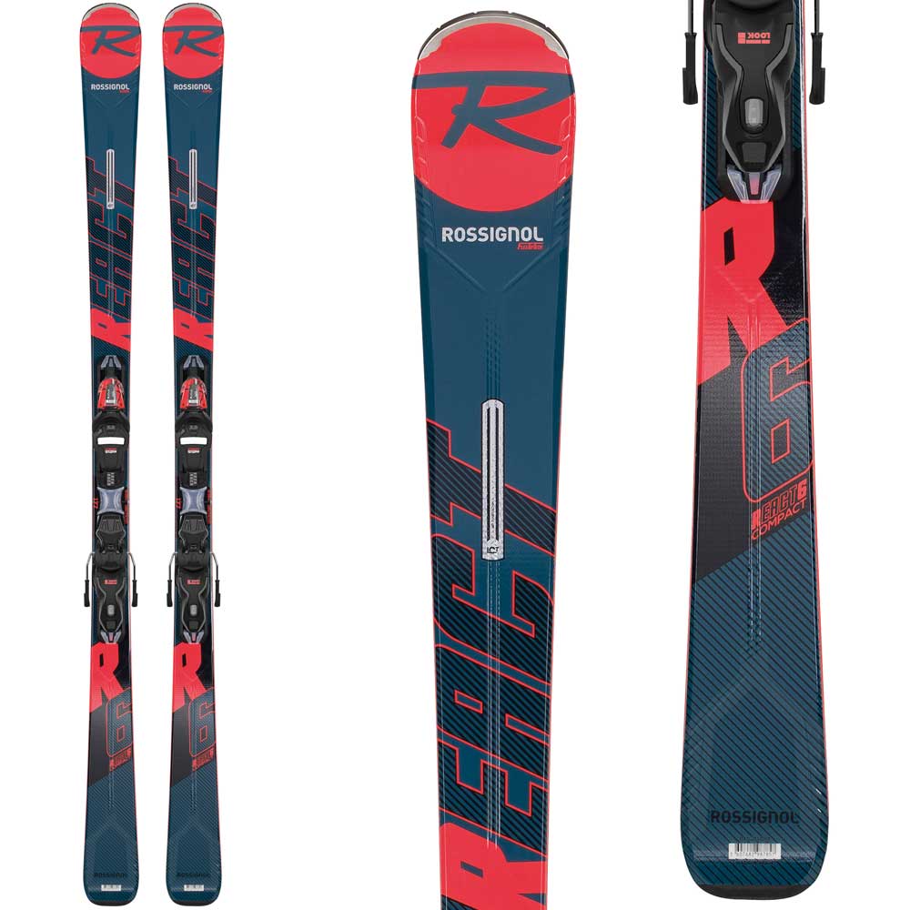 Rossignol React R6 Compact + XP 11 GW Bindings 2020 - Skiis & Biikes