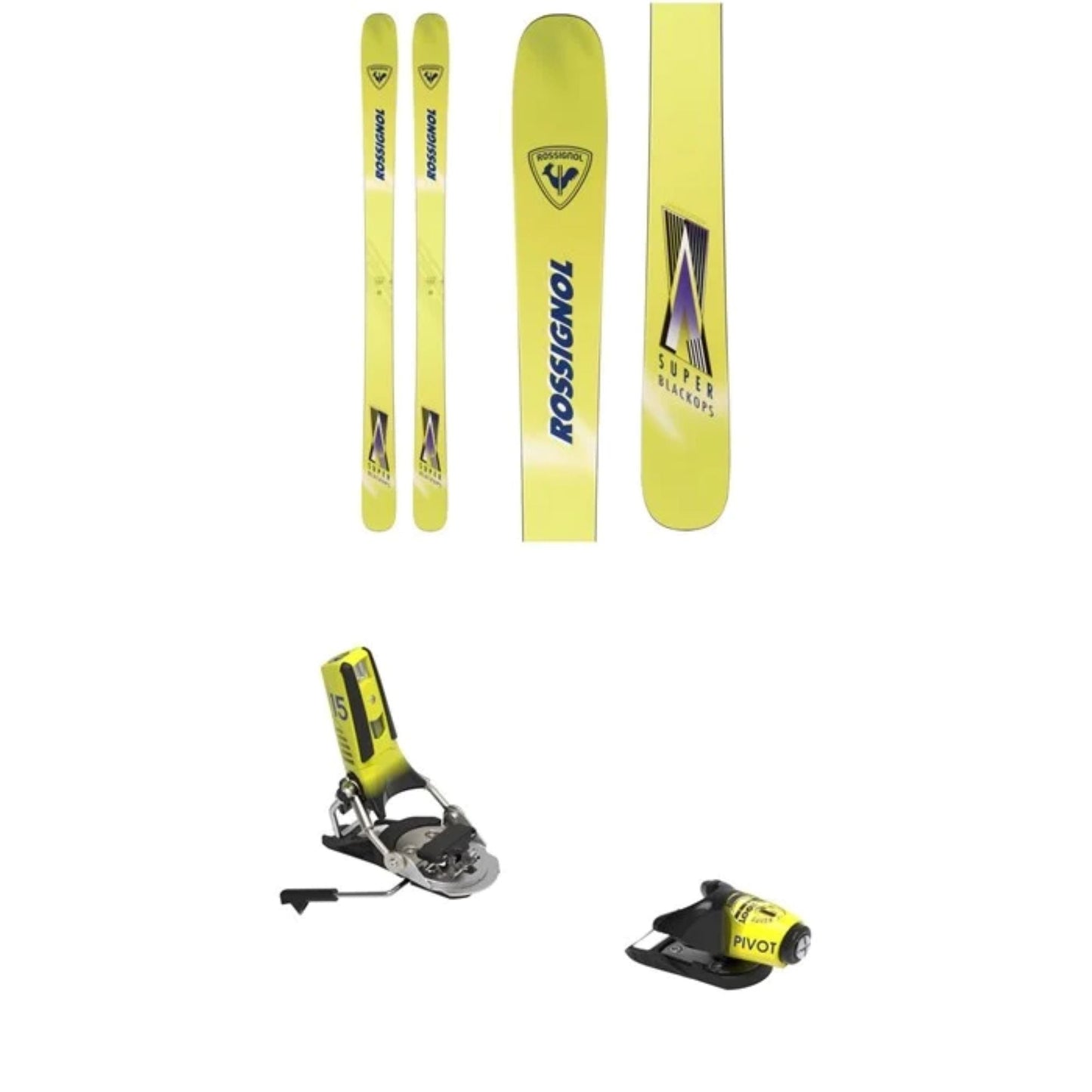 Rossignol Super Blackops Ski + Look Pivot 15 GW Binding 2026 - Skiis & Biikes
